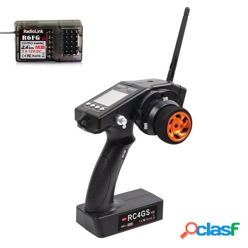 Radiolink RC4GS V2 RC Transmisor 4 Canales y Receptor R6FG