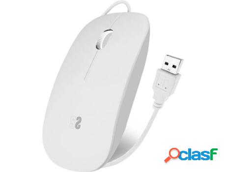 Ratón SUBBLIM SUBMO-FLAT101 (USB - 1600 dpi)