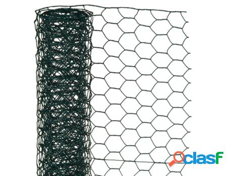 Red De Alambre Hexagonal 1X5 M 13Mm NATURE (Verde - Acero -