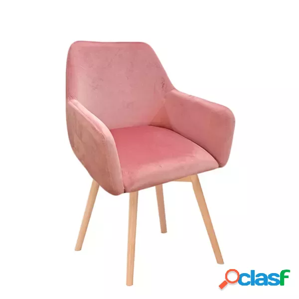 RegalosMiguel - Silla Bellu Terciopelo - Rosa