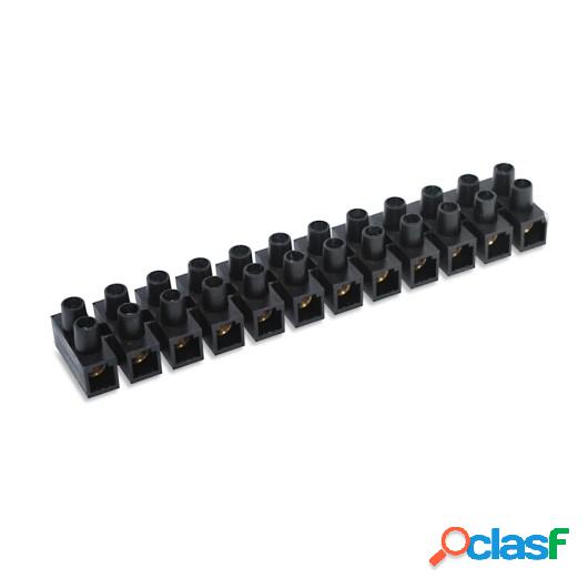 Regleta Electricidad 162X29X22-16Mm Conexion Famat Negro 76A