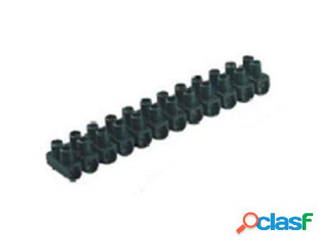 Regleta conexion n.16 negra pack-10 ud