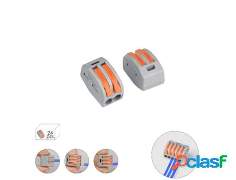 Regleta conexion rapida, conexion electrica 2 polos, ø 4