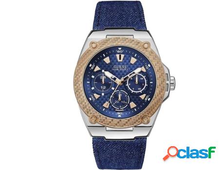 Reloj GUESS Hombre (Piel - Azul)