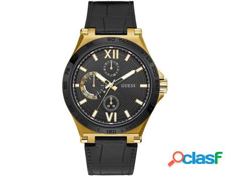 Reloj GUESS Hombre (Piel - Negro)