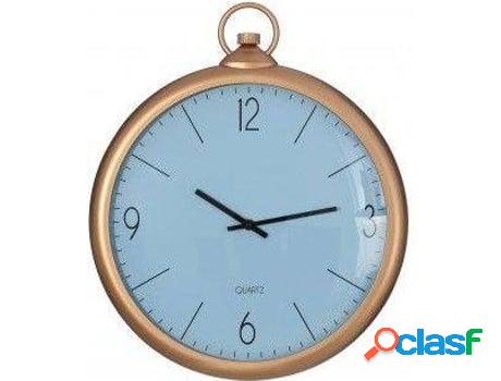 Reloj HOGAR Y MÁS Pvc De Oro (36x4,50x43 cm)