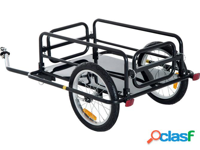 Remolque de Bicicleta PAWHUT B4-0008