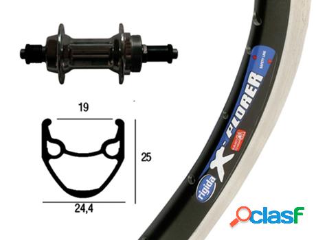 Rueda Trasera WINORA Rigida Plorer Aguj.P Piñon Roscado Qr