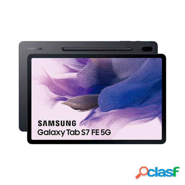 Samsung galaxy tab s7 fe 5g 12.4" 4gb/64gb negro (mystic