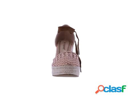 Sandalias DON ALGODON Mujer (39 - Dorado)
