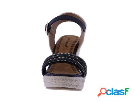 Sandalias DON ALGODON Mujer (41 - Negro)