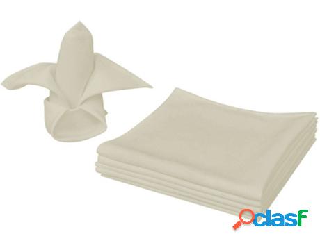 Servilletas VIDAXL (Poliéster - 50x50 cm - 5 Un)