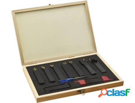 Set 12 Herramientas de Torneado VIDAXL Intercambiable 115mm