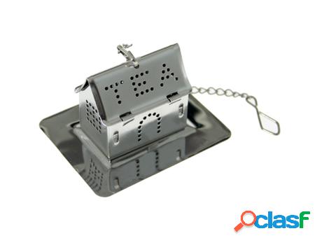 Set De 6 Infusores De Acero con Forma De Casa Y Cadena