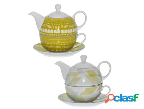 Set Taza Tetera DRW (tetera:11x12cm Taza:11x5 Cm)