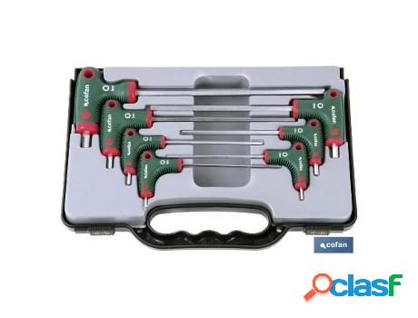 Set destornillador t 7 pcs hexag.