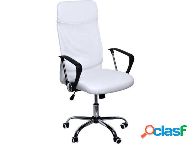Silla de Escritorio Ejecutiva REGALOS MIGUEL Bakus Blanco