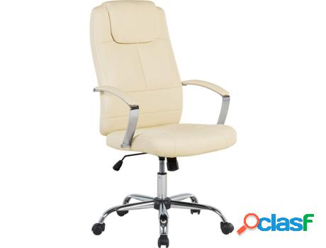 Silla de Escritorio Ejecutiva Winner (Beije - Piel