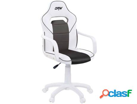 Silla de Escritorio Operativa ABECEDARIO DRW Blanco y Negro