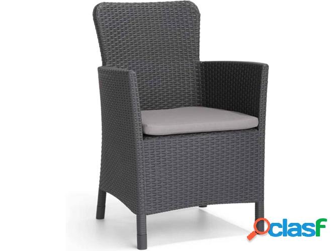 Silla de Jardín ALLIBERT Miami Gris