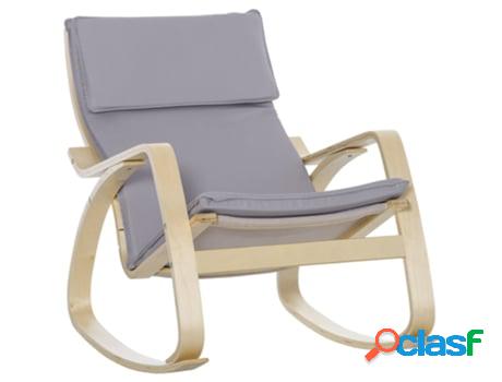 Sillon HOMCOM 839-380 (Madera - Gris - 67 x 97 x 84 cm)