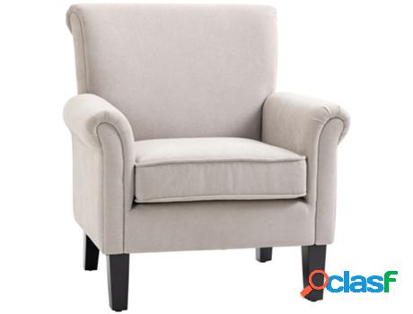 Sofá HOMCOM 839-456v00gy (Poliéster - Gris - 79 x 78 x 87