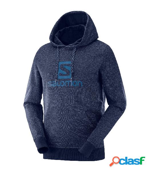 Sudadera Salomon Logo Hoodie Hombre Night Sky L