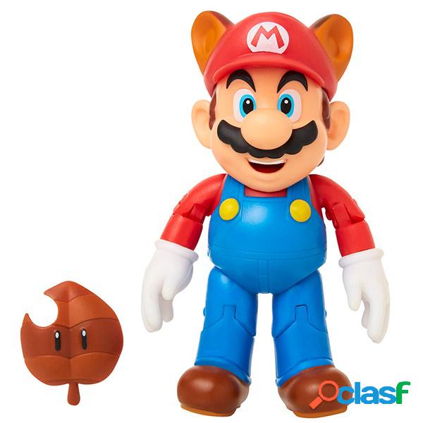 Super Mario Figura Mario Mapache 10cm