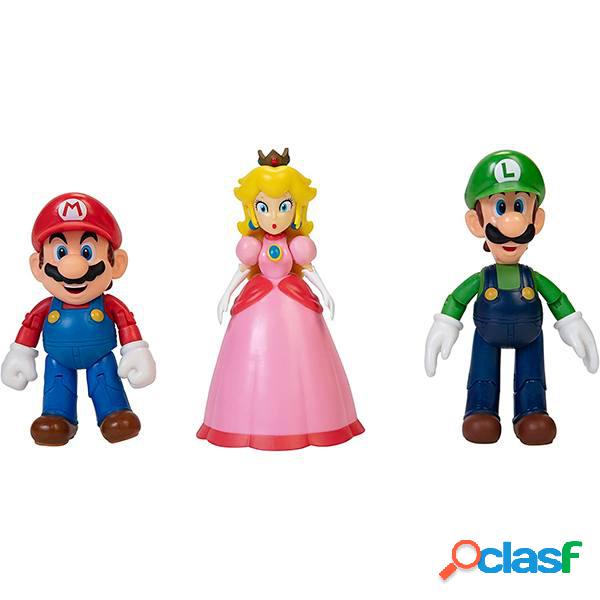 Super Mario Multipack 3 Figuras Reino Champi??n