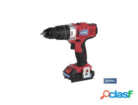 Taladro percutor a bateria li-ion 18v 1300rpm