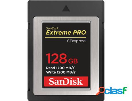 Tarjeta de Memoria MicroSDHC SANDISK Extreme Pro (128 GB -