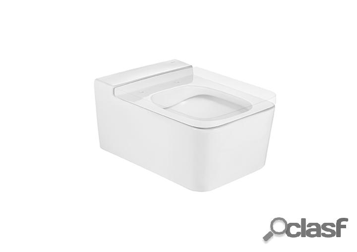Taza para inodoro Roca Inspira Square Rimless suspendida con