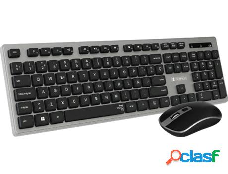 Teclado + Ratón SUBBLIM SUBKBW-CEKE01 Gris (Inalámbrico -