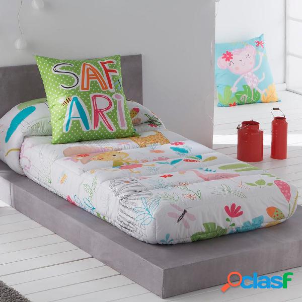 Tejidos JVR Edredon Ajustable Estampados. Modelo Zoo - Cama