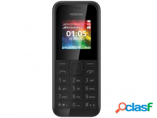 Teléfono móvil NOKIA 105 (1.8&apos;&apos; - 2G - Negro)