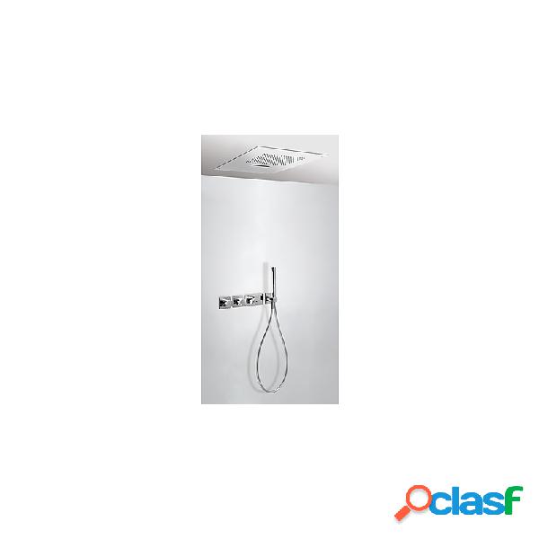 Termostatica kit ducha tres exclusive block system cascada