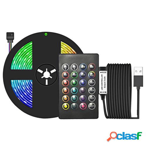 Tiras de luces LED 3.28ft. Luces de cinta impermeables RGB