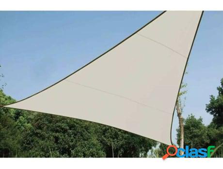 Toldo de Vela Triangular PEREL Gss3360 Crema (3,6 m)