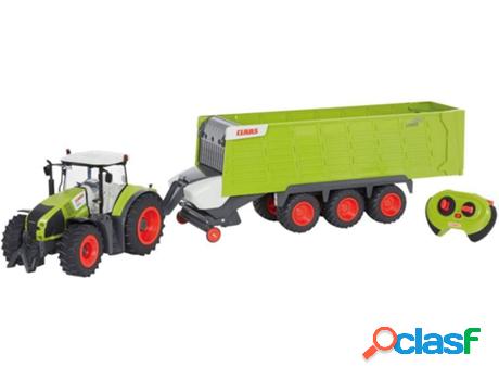 Tractor con Remolque Teledirigidos CLAAS Axion 870/Cargos
