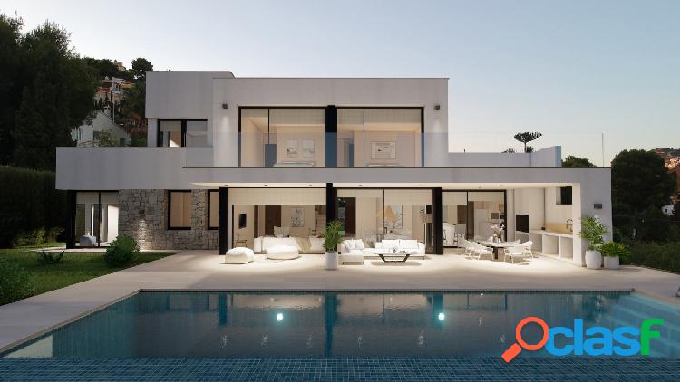 VILLA DE LUJO DE OBRA NUEVA EN MORAIRA