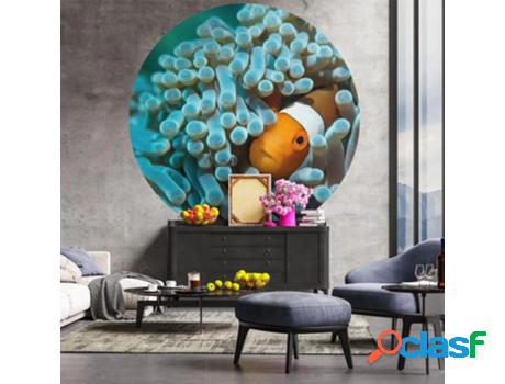 Wallart Papel De Parede Circular Nemo The Anemonefish 190 Cm