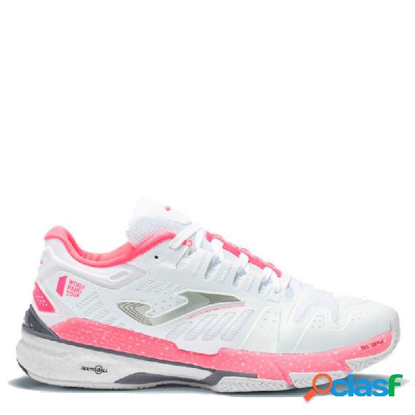 Zapatillas joma t.slam lady 2202 blanco rosa 38