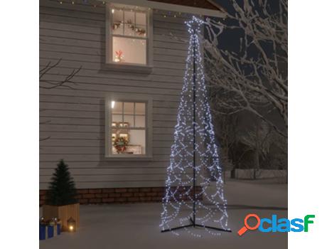 Árbol De Navidad Cónico 500 Led 100X300 VIDAXL (Blanco -