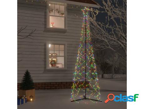Árbol De Navidad Cónico 500 Led 100X300 VIDAXL (Multicolor