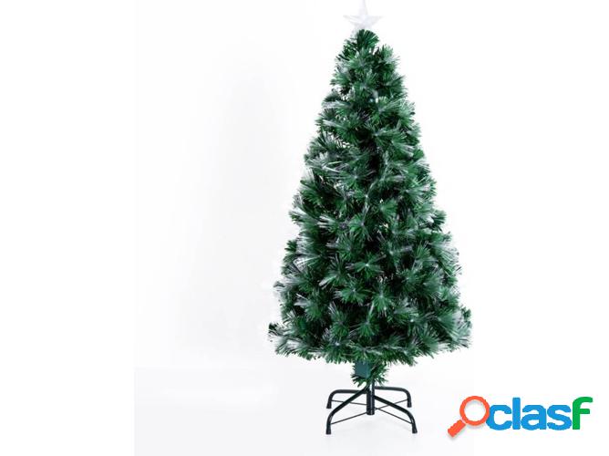 Árbol navideño HOMCOM 830-017 (Hierro, PVC - Verde -