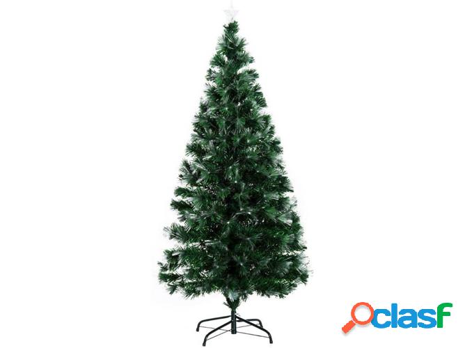 Árbol navideño HOMCOM 830-019 (Hierro, PVC - Verde -