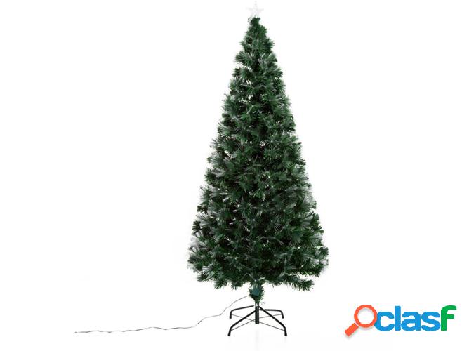 Árbol navideño HOMCOM 830-023 (Hierro, PVC - Verde -