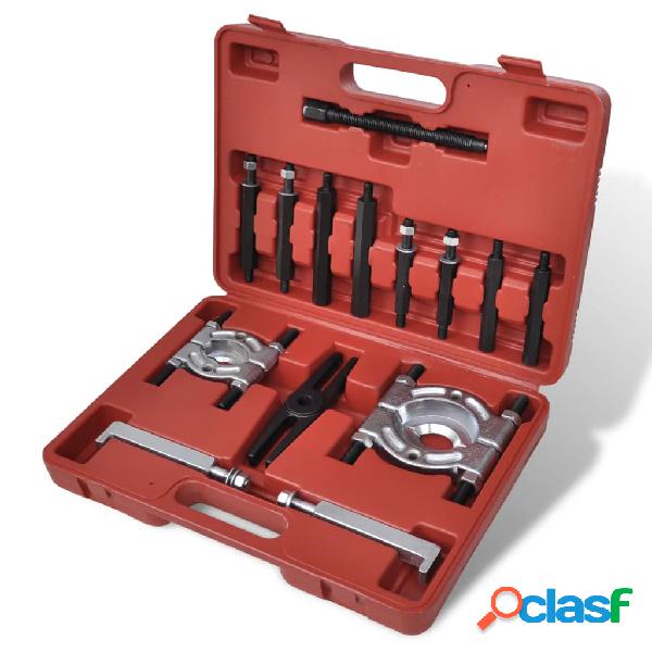 vidaXL Conjunto de Extractor de Rodamiento - 14 Piezas