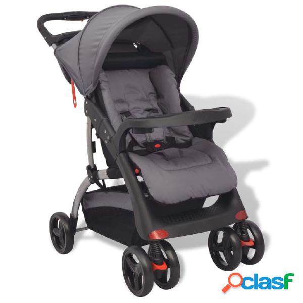 vidaXL Sillita de paseo 102x52x100 cm gris