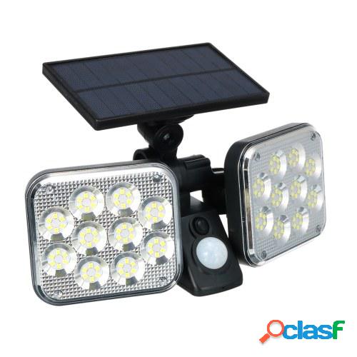120 LED Luz solar PIR Motion S-ensor Lámpara de pared para
